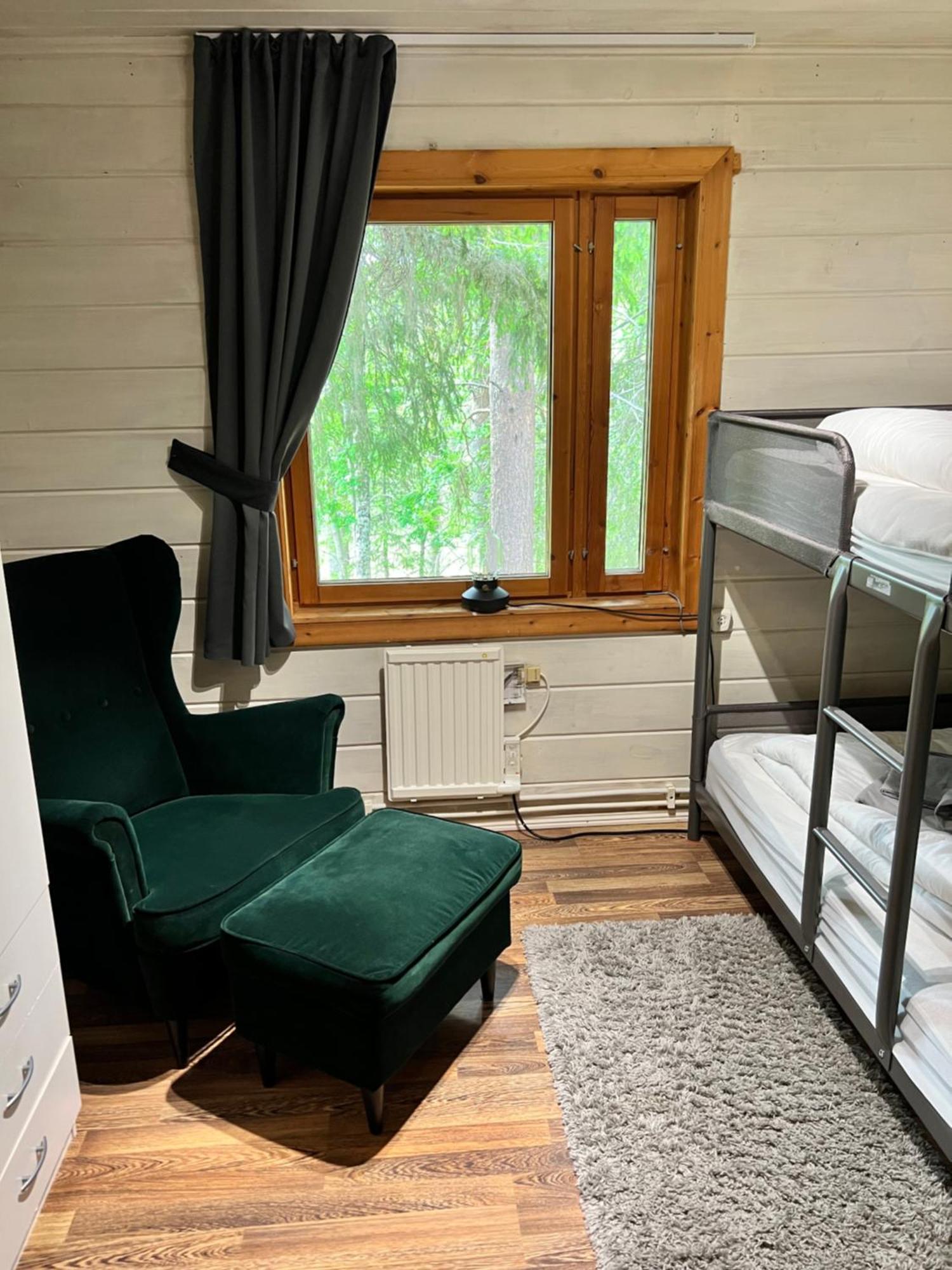 Gemuetliches Blockhaus Im Wald Villa Auktsjaur Exterior foto